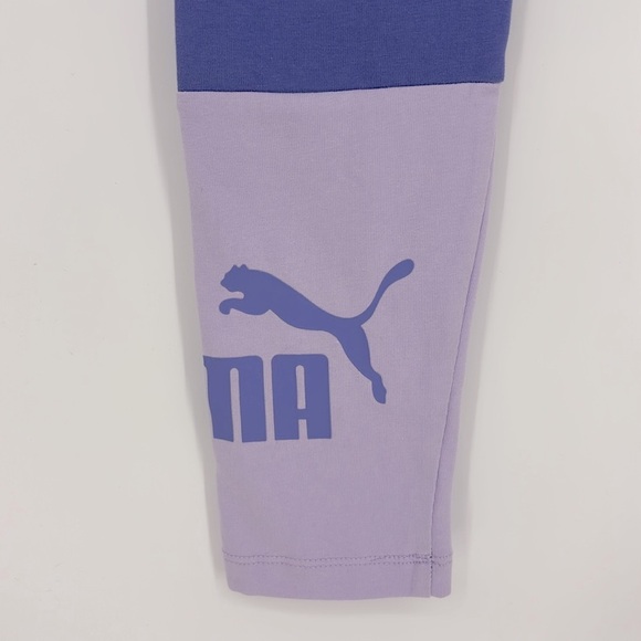 Puma Womens Colorblock Tight Fit Leggings Women’s Size XS Hazy Blue Purple NWT! - Picture 7 of 11